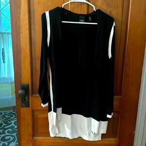 Business casual work attire cardigan